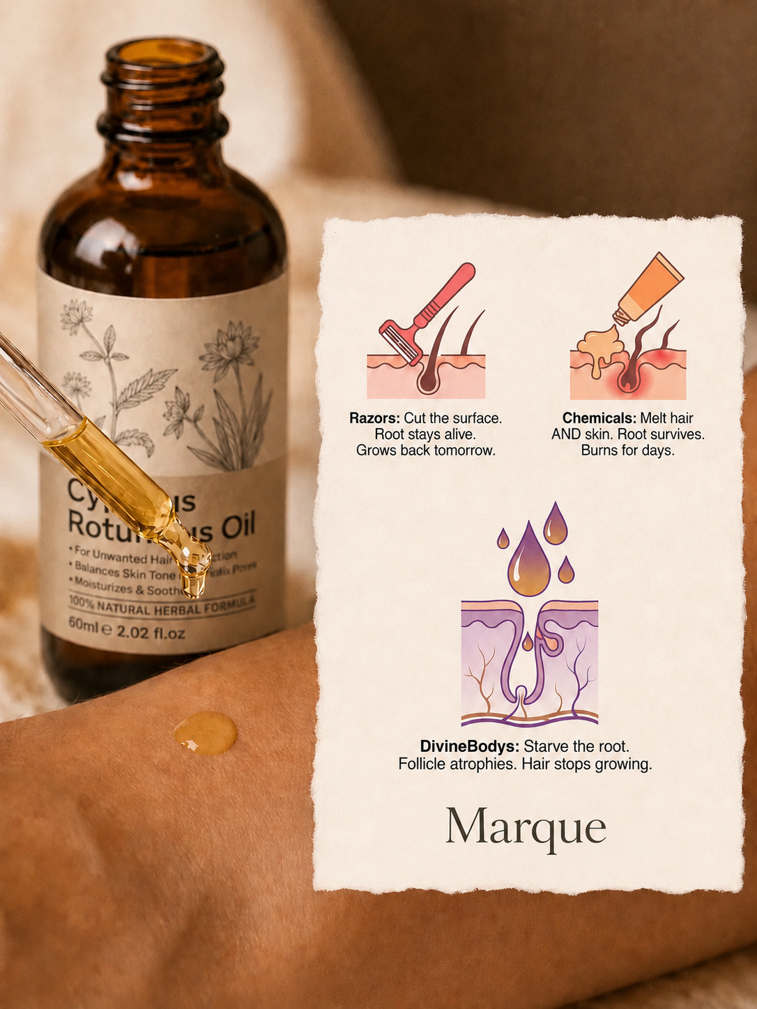 Marque™ Cyperus Rotundus Body Oil