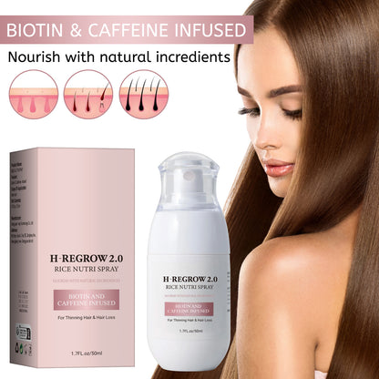 Rice Nutrition Biotin & Caffeine Infused Hair Growth Spray
